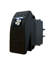 Carling Tech - Schakelaar ventilator (12V-24V)
