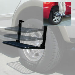 Alternative view of KOALA CREEK® - Daktent verstelbare opstap trede - Wheel Step.