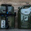 Jerrycan houder met belt