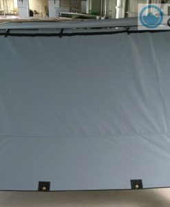 KOALA CREEK® EXPLORER combinatie luifel zijwand - voorwand grijs 250x200 cm.