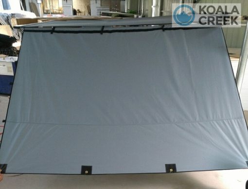 KOALA CREEK® EXPLORER combinatie luifel zijwand - voorwand grijs 200x200 cm. - Afbeelding 2