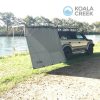 KOALA CREEK® EXPLORER combinatie luifel zijwand - voorwand grijs 200x200 cm.