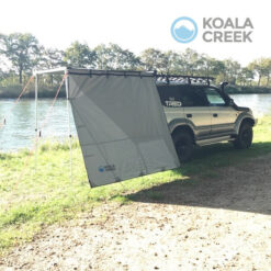 Alternative view of KOALA CREEK® EXPLORER combinatie luifel zijwand - voorwand grijs 250x200 cm.