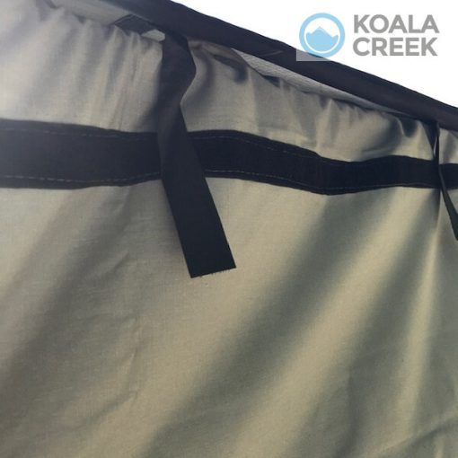 KOALA CREEK® EXPLORER combinatie luifel zijwand - voorwand grijs 200x200 cm. - Afbeelding 3