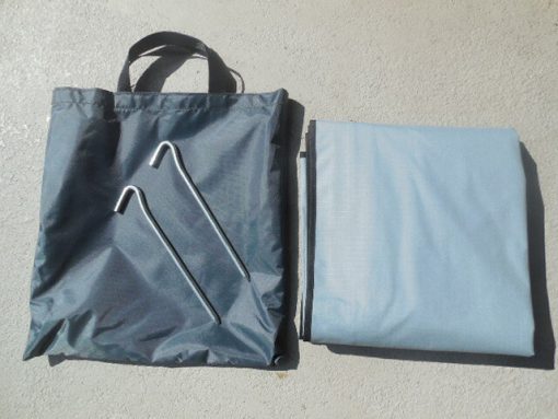 KOALA CREEK® EXPLORER combinatie luifel zijwand - voorwand grijs 200x200 cm. - Afbeelding 5