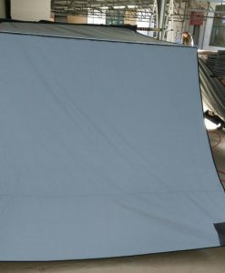 KOALA CREEK® - EXPLORER luifel voorwand grijs 200x200 cm. Rip-Stop polyester/katoen