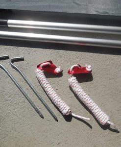 KOALA CREEK® - luifel stokken set (2 stuks) 215 cm aluminium verstelbaar