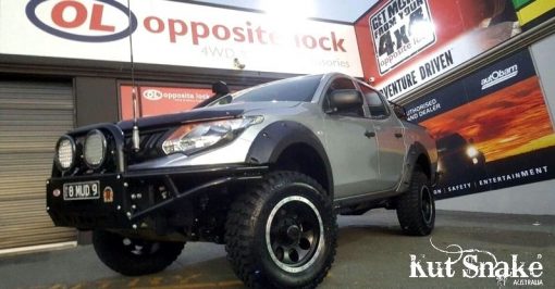 Spatbord verbreders voor Mitsubishi L200 MQ - 2015-2017 - 70 mm breed - Afbeelding 3