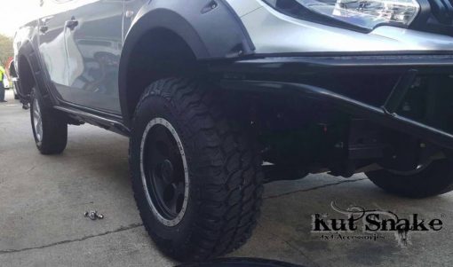 Spatbord verbreders voor Mitsubishi L200 MQ - 2015-2017 - 70 mm breed - Afbeelding 5