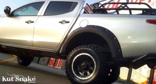 Spatbord verbreders voor Mitsubishi L200 MQ - 2015-2017 - 70 mm breed - Afbeelding 10