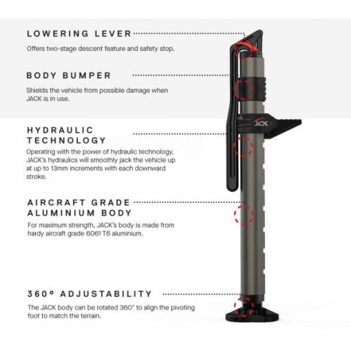 ARB - Hydraulic Long Travel Recovery Jack - 2T - Afbeelding 2
