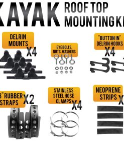 QUICK FIST Kayak Roof Top Mounting Kit