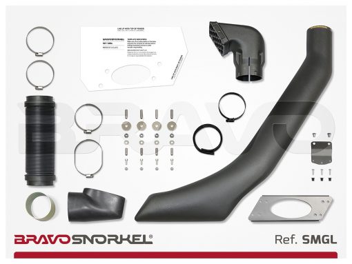 Bravo Snorkel MERCEDES G CLASS W460 / 461 / 463 (1979 - 2018) LINKS - Afbeelding 2