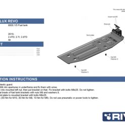 Rival skid plates toyota Hilux