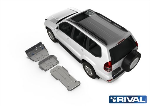 RIVAL Skid Plates Toyota Land Cruiser 120 / Prado - Afbeelding 5