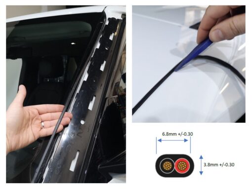 Lazer Lights - 3m Cable Extension Kit / 2-pin / Superseal - Afbeelding 2