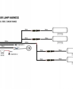 Lazer Lights - Four Lamp 'Pickup' Harness Kit