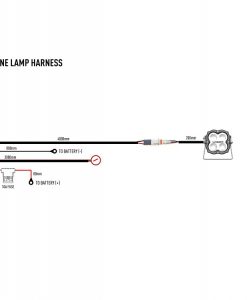 Lazer Lights - One-lamp Harness Kit (Utility Series)