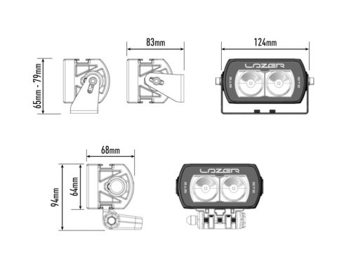 Lazer Lights - ST Range ST2 Evolution