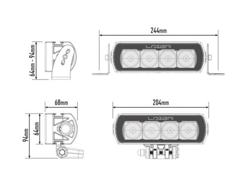 Lazer Lights - ST Range ST4 Evolution