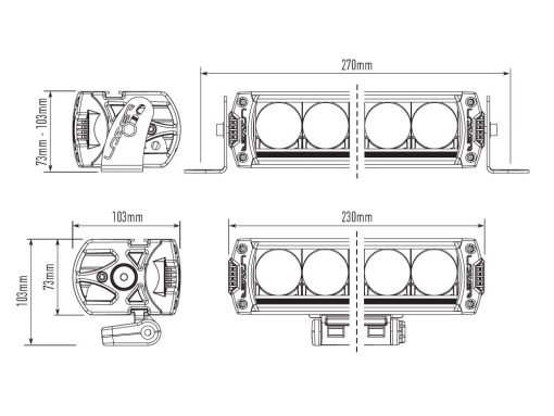 Lazer Lights – Triple-R 750 met positielicht