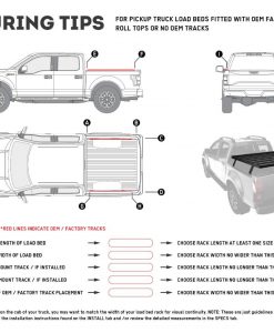 FRONT RUNNER - PICK-UP TRUCK SLIMLINE II LOAD BED RACK KIT / 1425(W) X 1358(L)