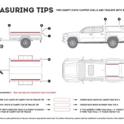 FRONT RUNNER - TRUCK CANOPY OR TRAILER SLIMLINE II RACK KIT