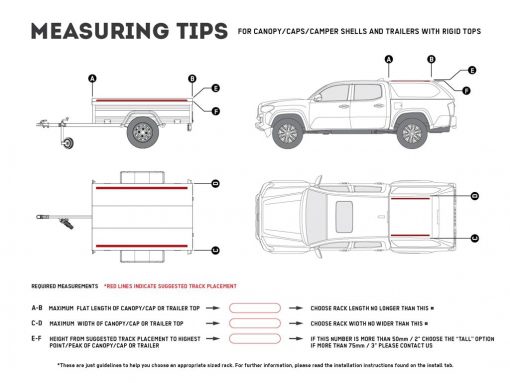 FRONT RUNNER - TRUCK CANOPY OR TRAILER SLIMLINE II RACK KIT