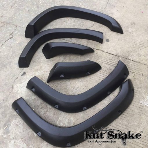 Spatbord verbreders voor Toyota Hilux - 167 dubbel cabine - 95mm - Afbeelding 6