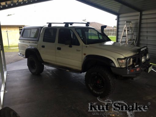 Spatbord verbreders voor Toyota Hilux - 167 dubbel cabine - 95mm