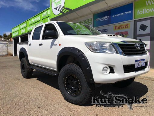 Spatbord verbreders voor Toyota Hilux 2012-2015 standaard (face-lift)- 50 mm breed - Afbeelding 4