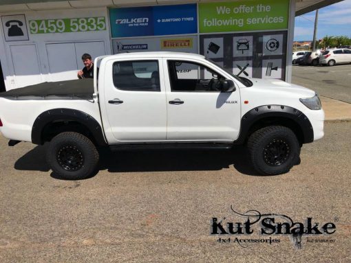 Spatbord verbreders voor Toyota Hilux 2012-2015 standaard (face-lift)- 50 mm breed - Afbeelding 5