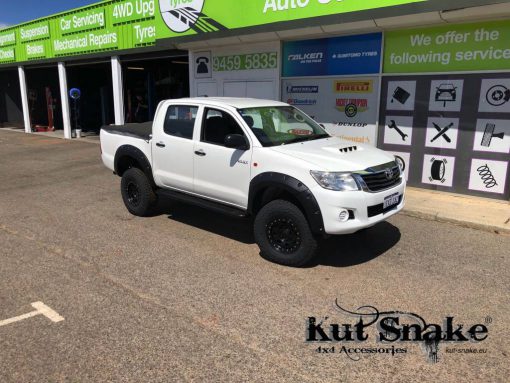 Spatbord verbreders voor Toyota Hilux 2012-2015 standaard (face-lift)- 50 mm breed