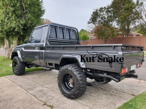 Spatbord verbreders voor Toyota Land Cruiser 7# series pickup enkele cabine - 55mm breed - Afbeelding 13