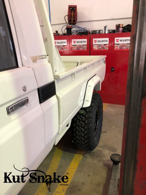 Spatbord verbreders voor Toyota Land Cruiser 7# series pickup enkele cabine - 55mm breed - Afbeelding 3