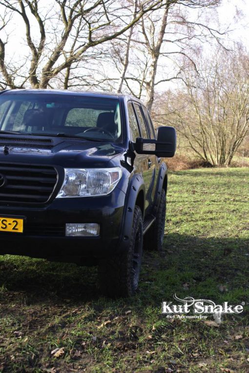 Spatbord verbreders voor Toyota Land Cruiser 200 - 50mm breed - Gladde afwerking