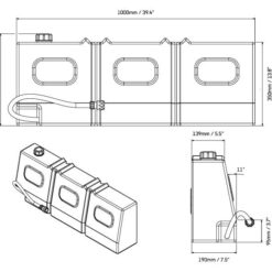 FRONT RUNNER - SLANTED WATER TANK