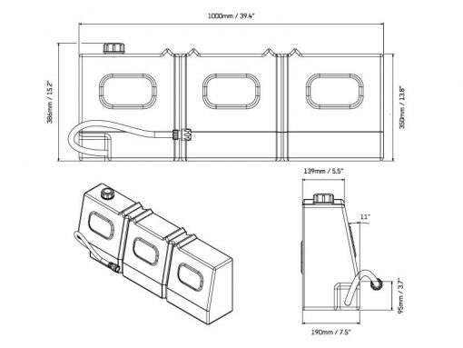 FRONT RUNNER - SLANTED WATER TANK