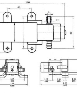 FRONT RUNNER - SURGEFLOW COMPACT WATER SYSTEM PUMP / 3.8L PER MIN