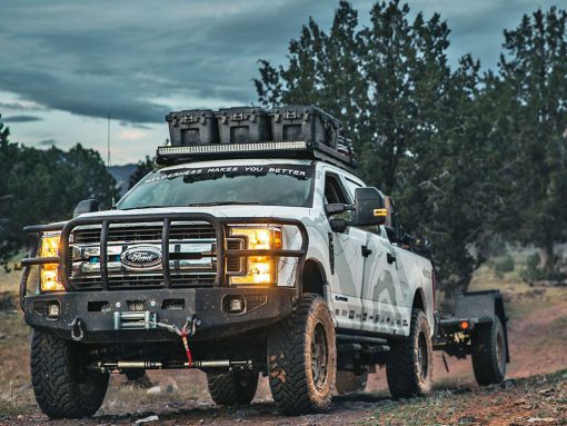 FRONT RUNNER - FORD F250/F550 SUPER DUTY, CREW CAB (1999-2016) SLIMLINE II ROOF RACK KIT / TALL