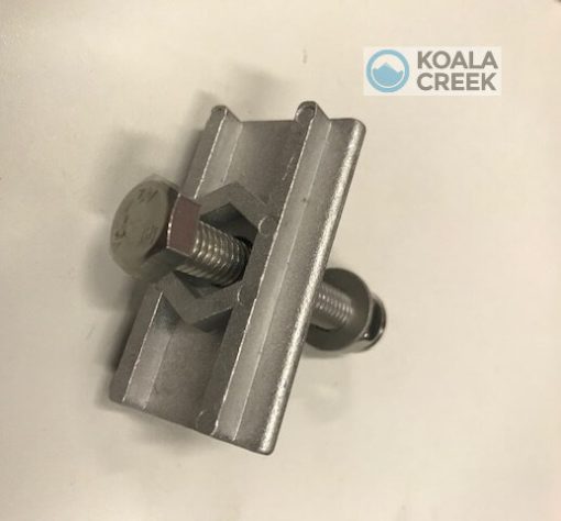 KOALA CREEK® aluminium schuifplaat en RVS bout+moer+schijf