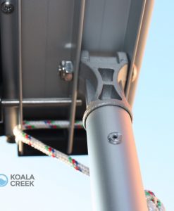 KOALA CREEK® - EXPLORER luifel grijs 200x250 cm. Rip-Stop polyesterkatoen