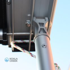 KOALA CREEK® - EXPLORER luifel grijs 140x200 cm. Rip-Stop polyester/katoen