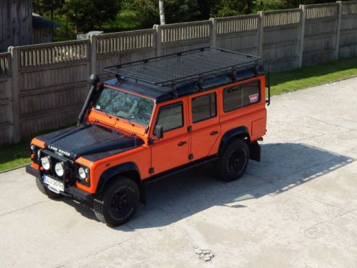 F4X4 - DAKREK LAND ROVER DEFENDER 110 - Met gaas