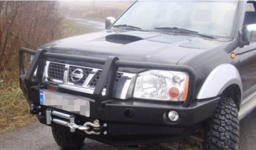 F4X4 - VOORBUMPER NISSAN NAVARA D22 01-04