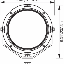 Vision-X: 8.7" CG2 LED Light Cannon - Afbeelding 3