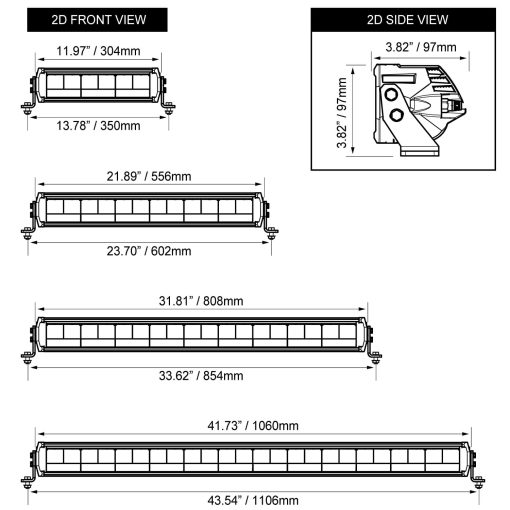 Vision-X: Shocker Dual Action LED Light Bar - Afbeelding 5