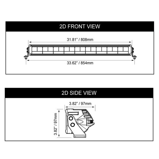 Vision-X: Shocker Dual Action LED Light Bar - Afbeelding 8