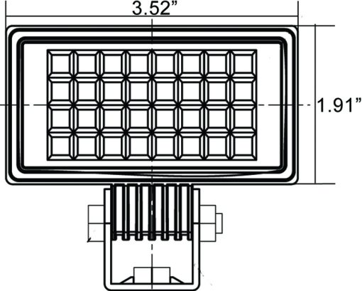 Vision-X: 3.4" Utility Flood - Afbeelding 3