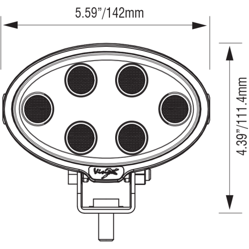 Vision-X: 5.6" VL-Series Oval - Afbeelding 4